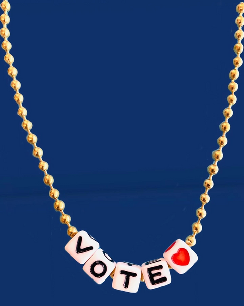 "Vote" Necklace