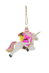 Magical Fantastical X-mas Pastel Unicorn Ornament