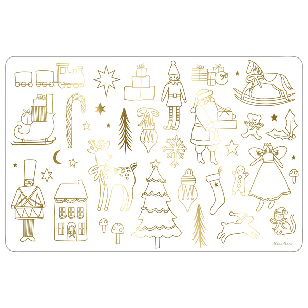 Meri Meri Christmas Coloring Placemats