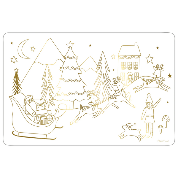 Meri Meri Christmas Coloring Placemats