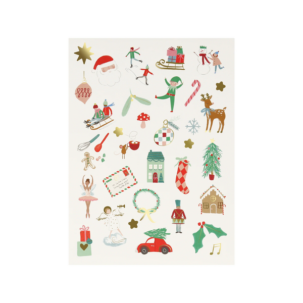 Meri Meri Mixed Icon Christmas Stickers