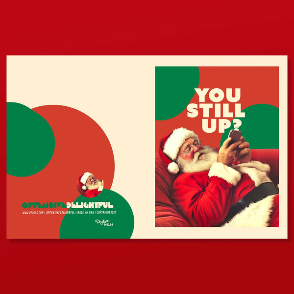 You Still Up? Holiday Greeting Card