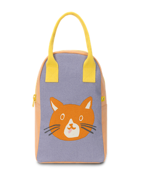 Zipper Lunch Bag- Cat