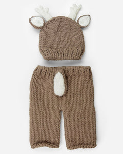 The Blueberry Hill Deer Newborn Knit Set
