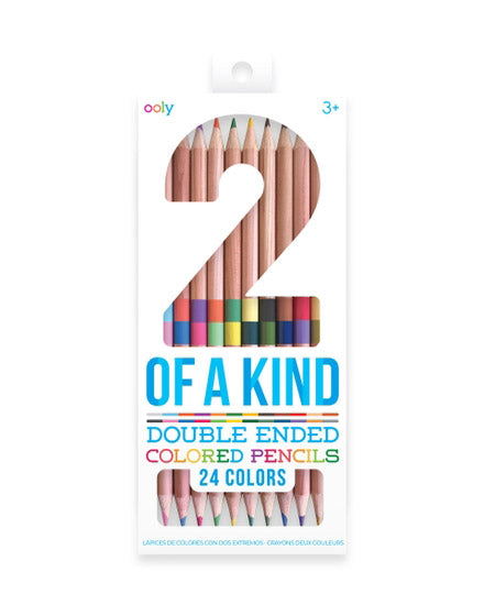 Ooly 2 of A Kind Double Ended Colored Pencils