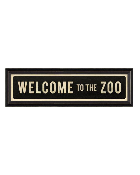 Welcome to the Zoo Street Sign