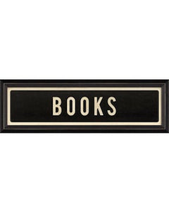 Books Street Sign