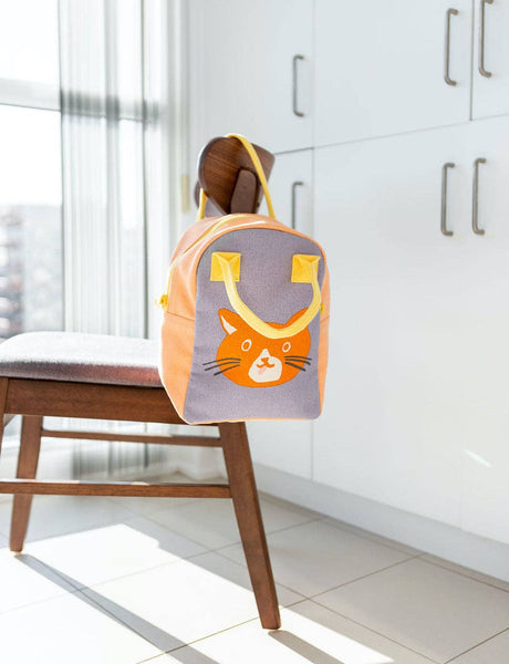 Zipper Lunch Bag- Cat