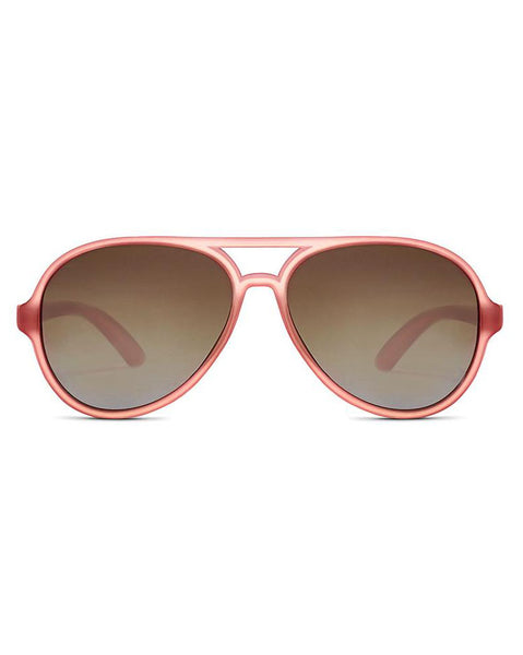 Hipsterkid Rosé Polarized Aviator Sunglasses