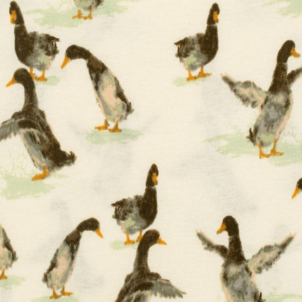Milkbarn Duck Organic Cotton Muslin Swaddle Blanket