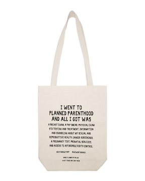 Stand With Planned Parenthood Tote Bag