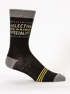 Selective Hearing Specialist Men's Crew Socks
