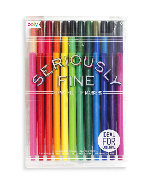 Seriously Fine Felt Tip Markers