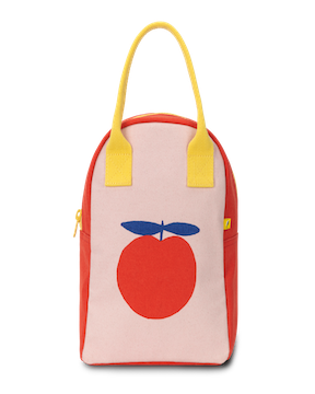 Zipper Lunch Bag- Red Apple