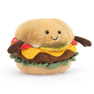 Jellycat Amuseable Burger Stuffed Toy