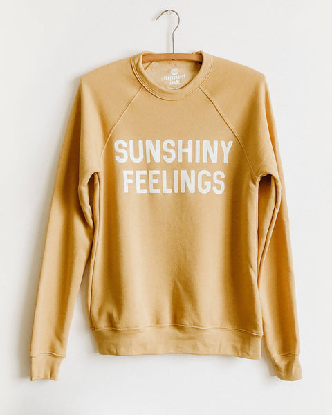 Sunshiny Feelings Fleece Cotton Sweatshirt