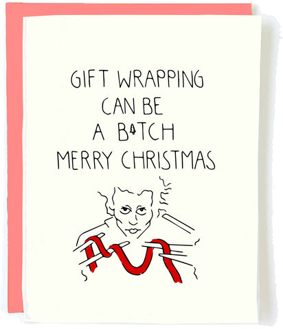 Edward Scissorhands Christmas Greeting Card