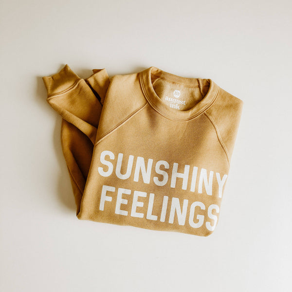 Sunshiny Feelings Fleece Cotton Sweatshirt