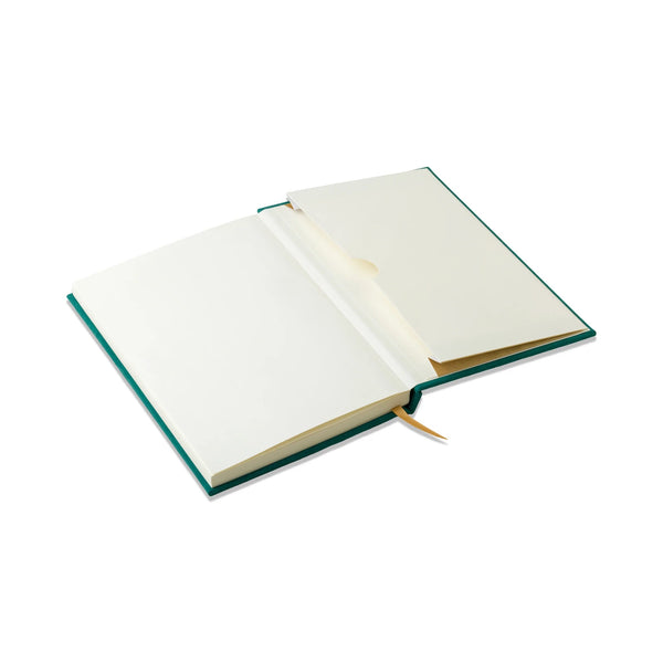 Linear Boxes Green Suede Journal