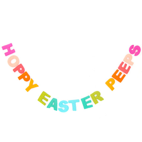Hoppy Easter Felt Garland