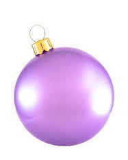 Holiball 18" Large Inflatable Ornament- Multiple Colors