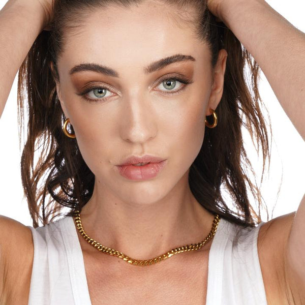 Liam Gold Cuban Link Chain Necklace