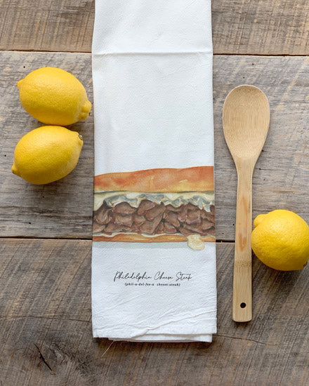 Philadelphia Cheesesteak Flour Sac Towel
