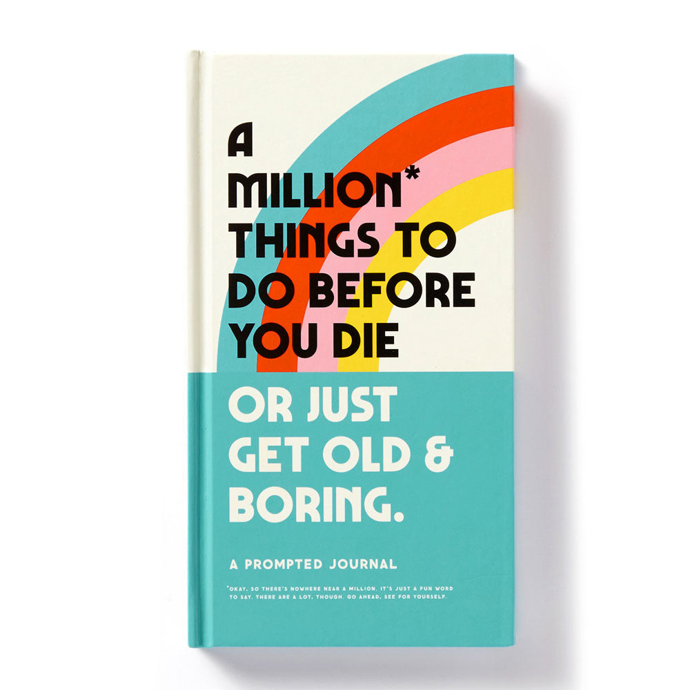 A Million Things To Do Before You Die Prompted Journal Book