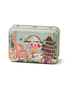 Paddywax Christmas Holiday Tin Candle - Persimmon & Chestnut