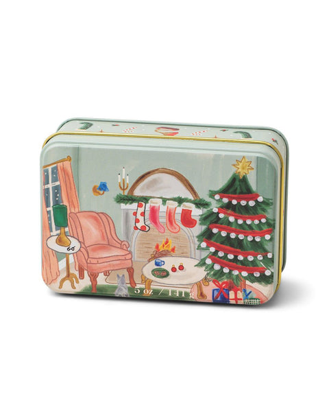 Paddywax Christmas Holiday Tin Candle - Persimmon & Chestnut